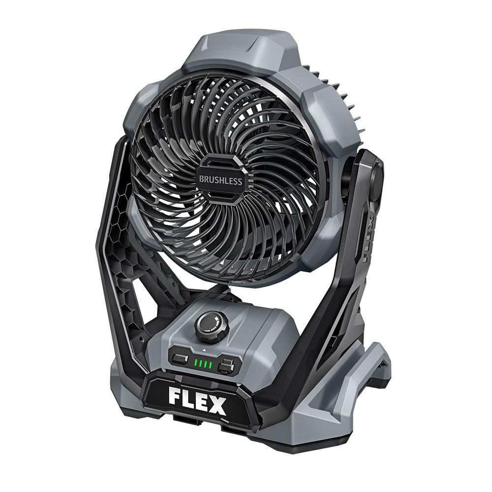 Amazon.com: FLEX 24V Brushless Cordless 1,100 CFM Jobsite Fan Tool